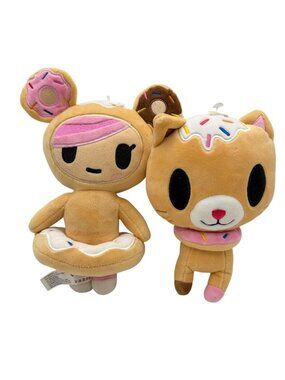 Tokidoki Donutella & Biscottino plush stuffed animals Donut Bakery theme